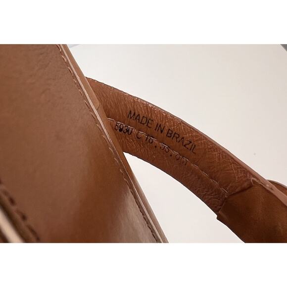 Tory Burch Miller Sandals Vintage Vachetta Woman’s Size 6 - Picture 5 of 7